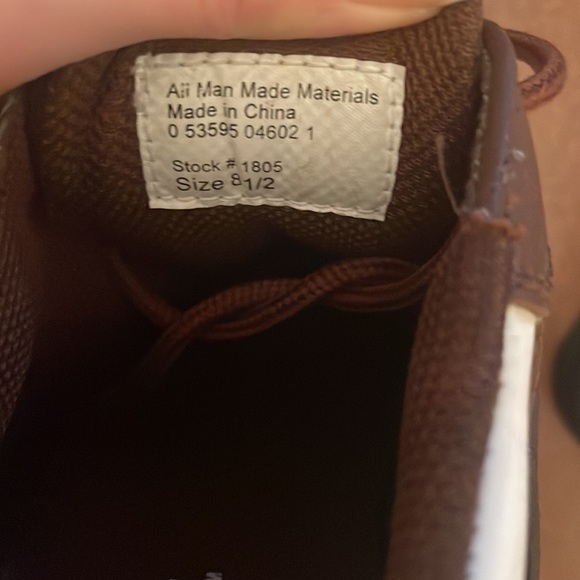 Pro Select 1805 Men’s Brown and White Saddle Spikeless Golf Shoes Size 8.5 - Picture 5 of 6